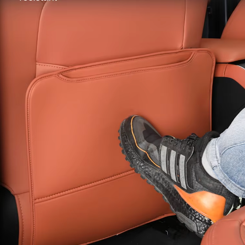 Leder-Rücksitzschoner für XPENG G9 (2022–2026) – Passgenaue Anti-Kick-Pads