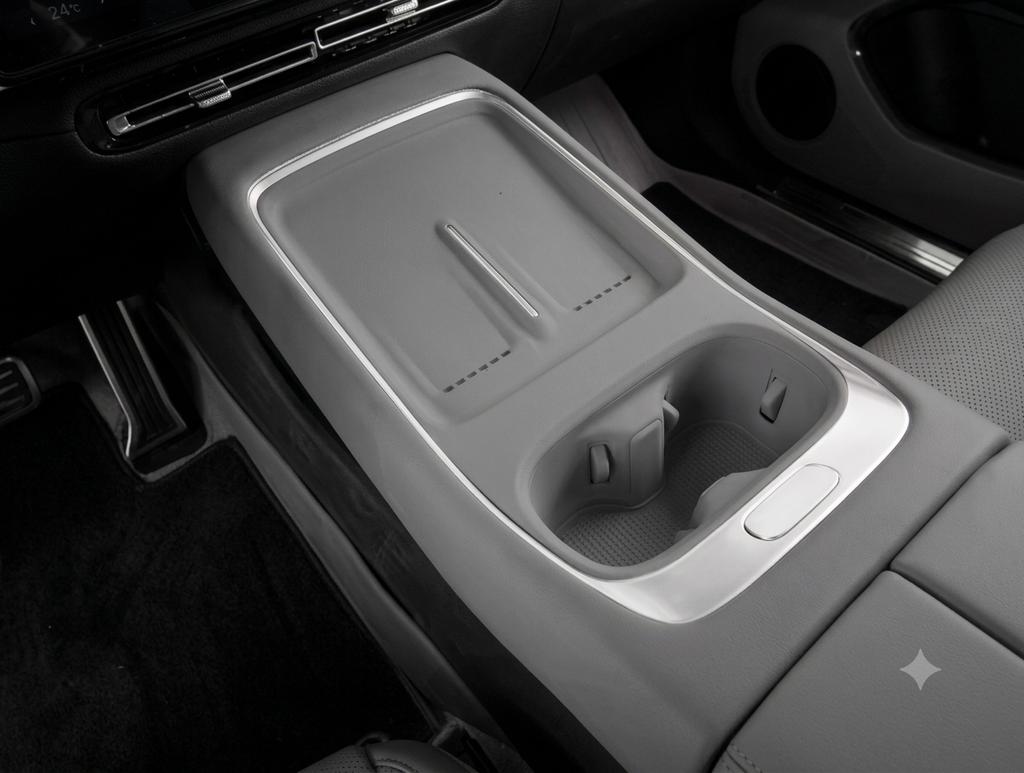 Premium Silikon-Pad für kabellose Ladestation & Becherhalter – XPENG P7+ (2026/2027)