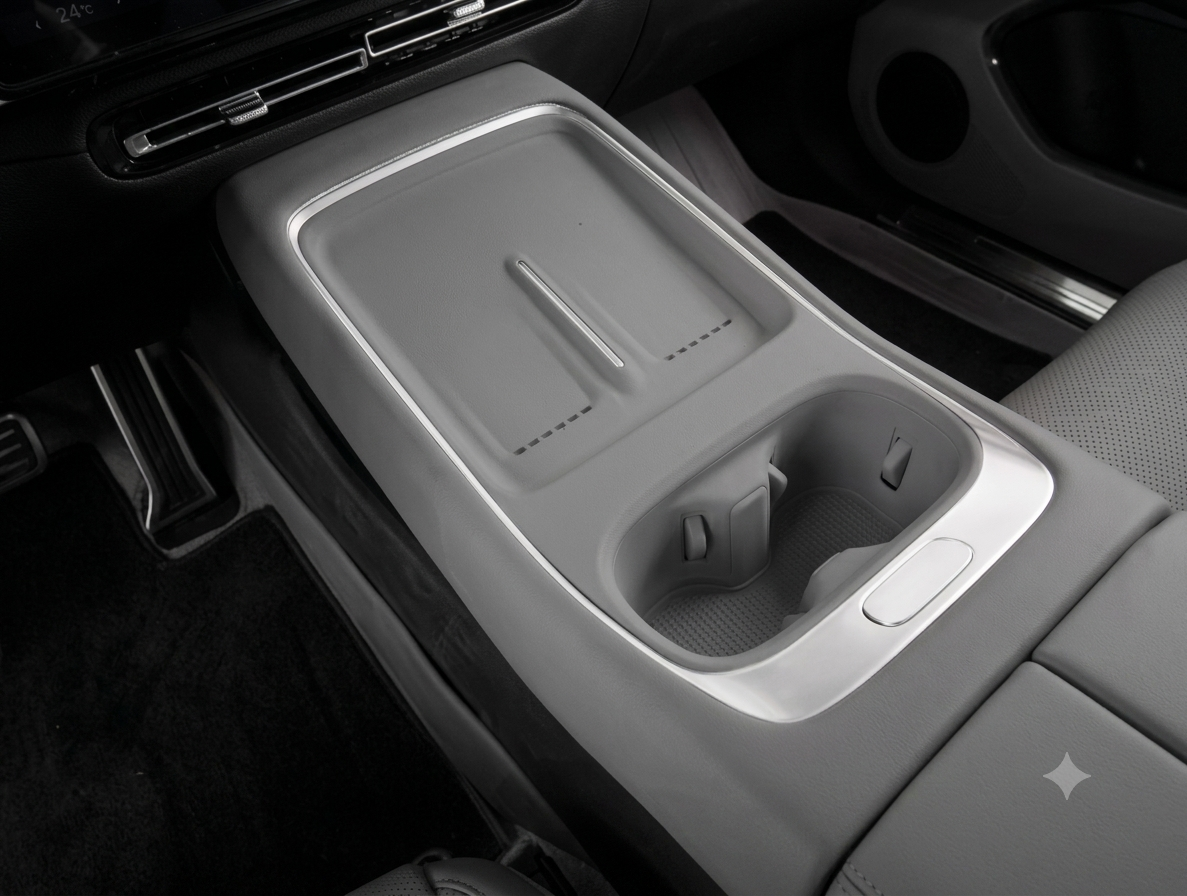 Premium Silikon-Pad für kabellose Ladestation & Becherhalter – XPENG P7+ (2026/2027)