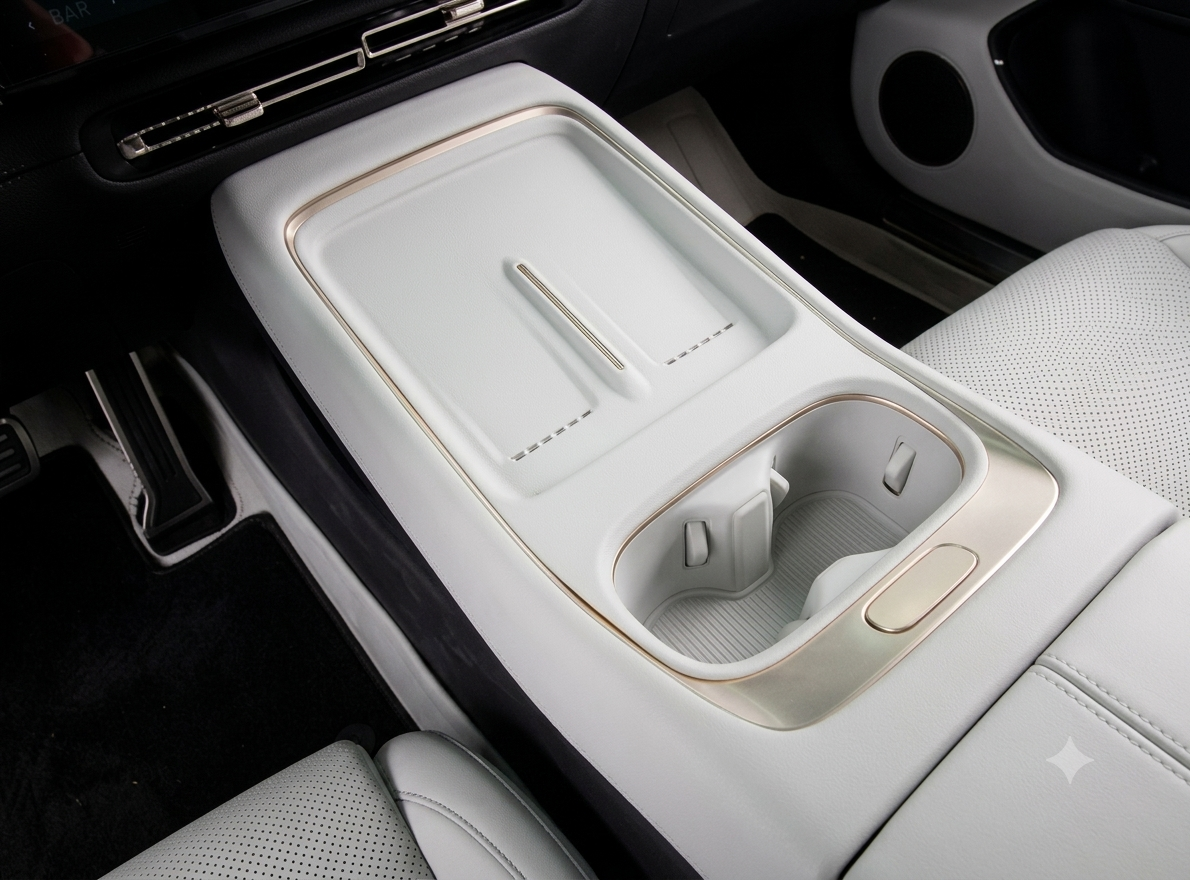 Premium Silikon-Pad für kabellose Ladestation & Becherhalter – XPENG P7+ (2026/2027)