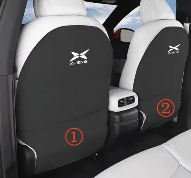 Leder-Rücksitzschoner & Armlehnen-Schutz für XPENG G6 (2023–2024) – Full-Surround Anti-Kick-Pads