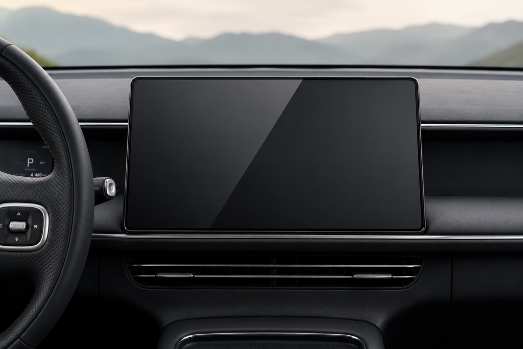 XPENG G6 Displayschutzfolie am zentralen Infotainment-Display