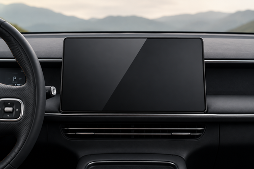 XPENG G6 Displayschutzfolie am zentralen Infotainment-Display