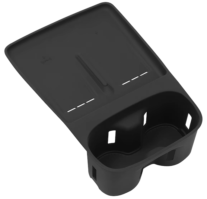 XPENG G6 Silikonmatte für Ladeschale und Becherhalter in Schwarz